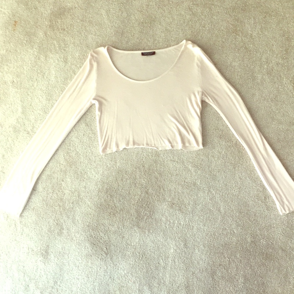 Long sleeve crop top
